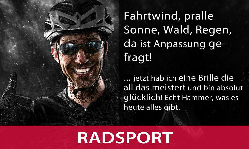 Die richtige Brille für den Radsport: wir lassen dich nicht im regen stehen!